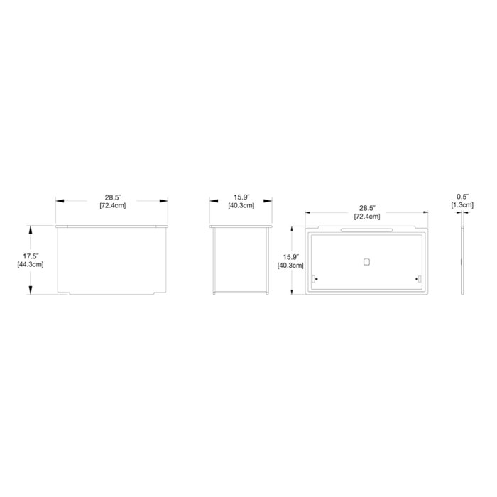 Loll Designs Mondo 28 Gallon Water Resistant High Density Polyethylene